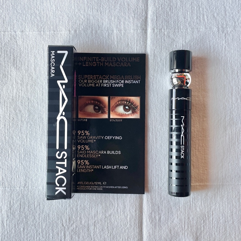 MAC | Stack Mascara Black .41 Fl Oz Full Size